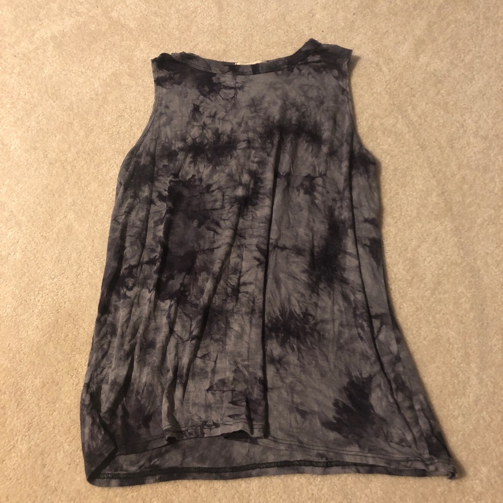 Purple tie dye tank